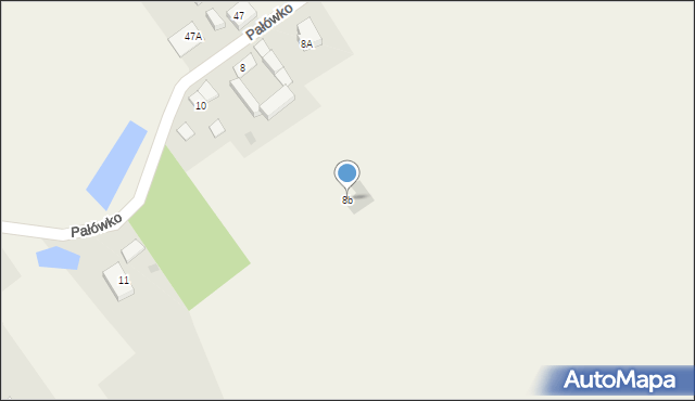 Pałówko, Pałówko, 8b, mapa Pałówko