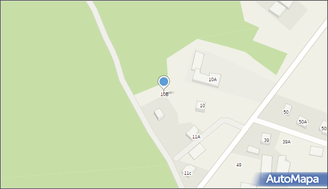 Pałubice, Pałubice, 10B, mapa Pałubice