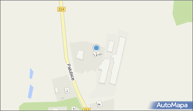 Pałubice, Pałubice, 4, mapa Pałubice