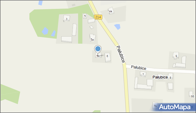 Pałubice, Pałubice, 5b, mapa Pałubice