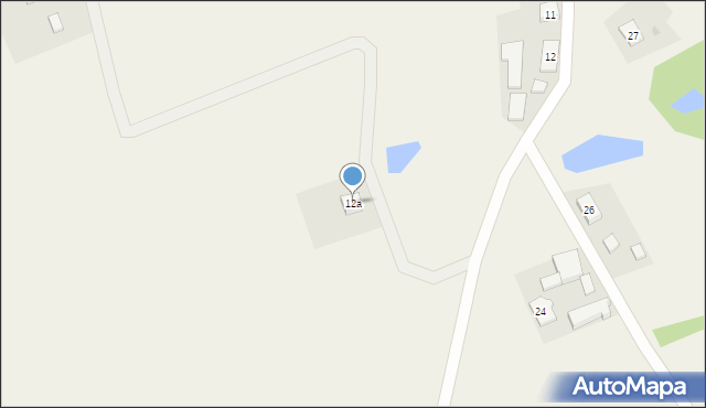 Pałubin, Pałubin, 12a, mapa Pałubin