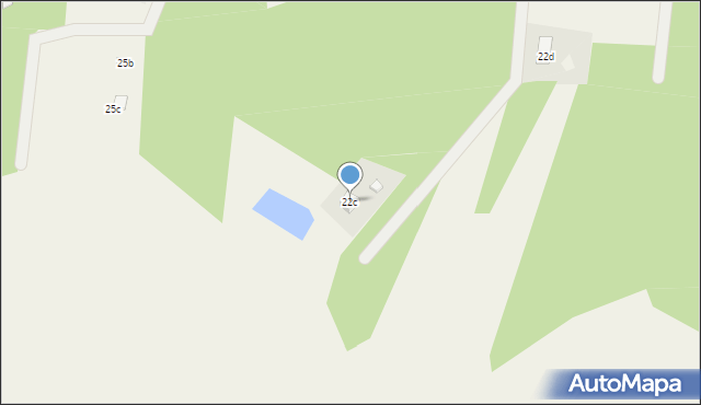 Pałubin, Pałubin, 22c, mapa Pałubin