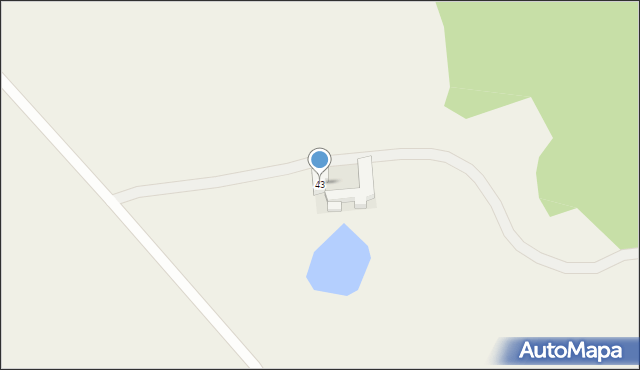 Pałubin, Pałubin, 43, mapa Pałubin