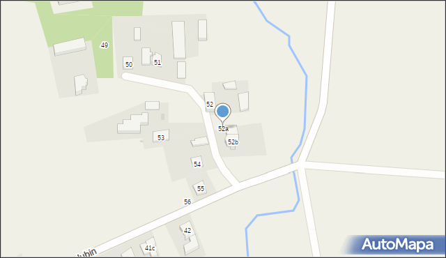 Pałubin, Pałubin, 52a, mapa Pałubin