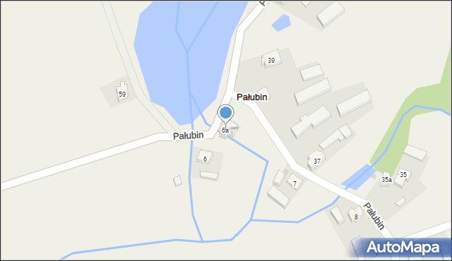 Pałubin, Pałubin, 6a, mapa Pałubin