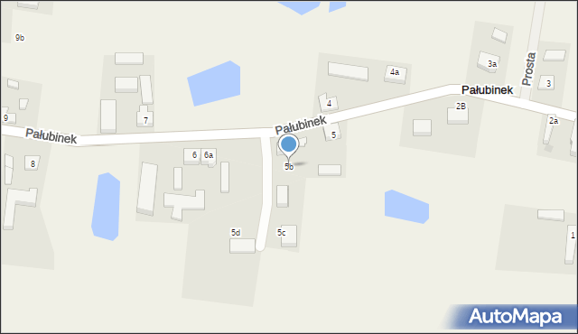Pałubinek, Pałubinek, 5b, mapa Pałubinek
