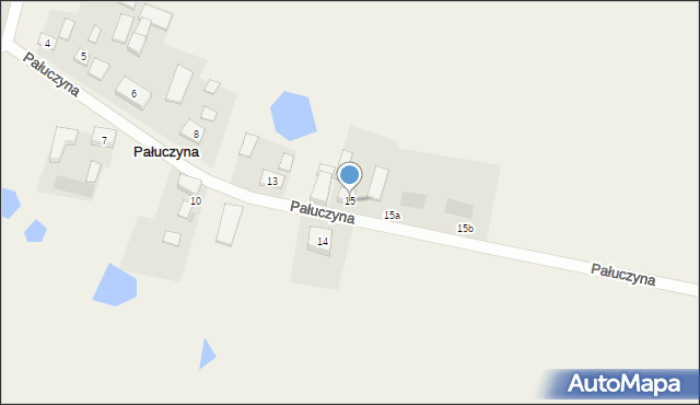 Pałuczyna, Pałuczyna, 15, mapa Pałuczyna