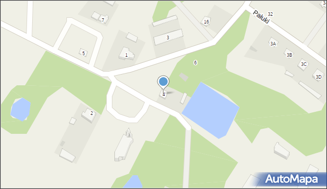 Pałuki, Pałuki, 4, mapa Pałuki