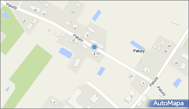 Paluzy, Paluzy, 8, mapa Paluzy