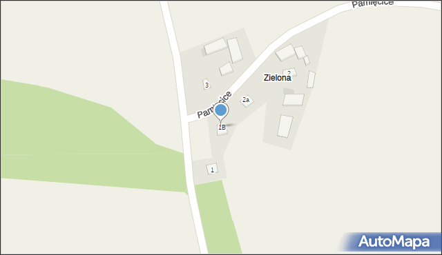 Pamięcice, Pamięcice, 1B, mapa Pamięcice