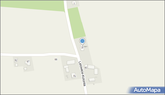 Pamięcice, Pamięcice, 1c, mapa Pamięcice