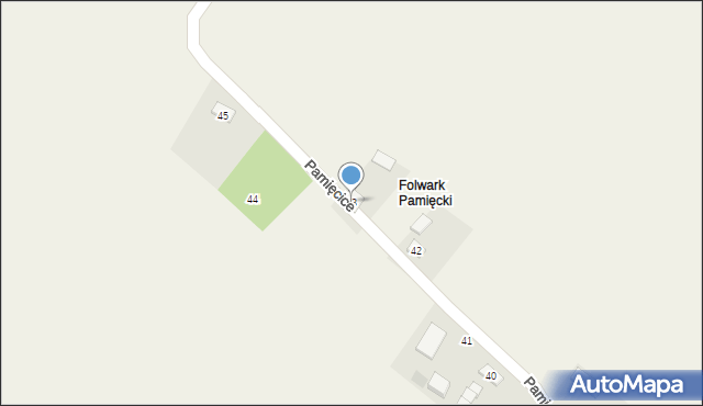 Pamięcice, Pamięcice, 43, mapa Pamięcice