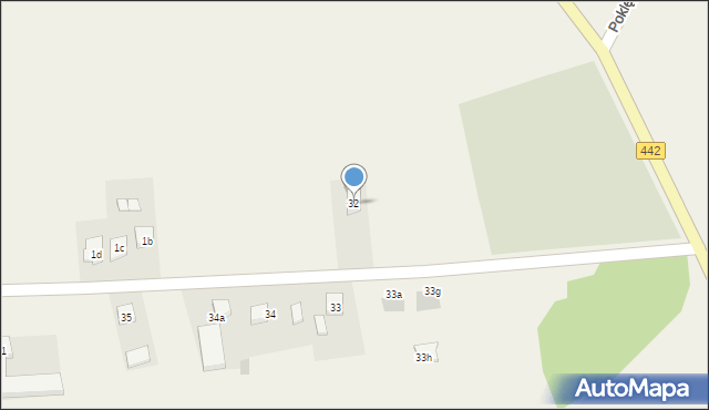 Pamięcin, Pamięcin, 32, mapa Pamięcin