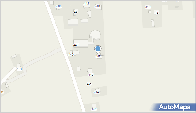 Panieńszczyzna, Panieńszczyzna, 44F, mapa Panieńszczyzna