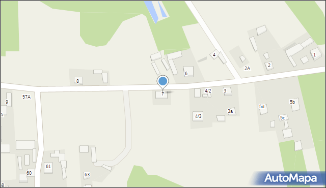 Pańki, Pańki, 7, mapa Pańki