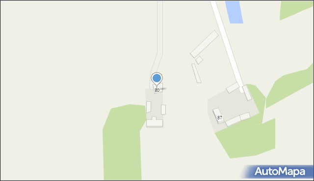 Pańki, Pańki, 80, mapa Pańki