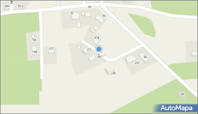 Pańki, Pańki, 99, mapa Pańki