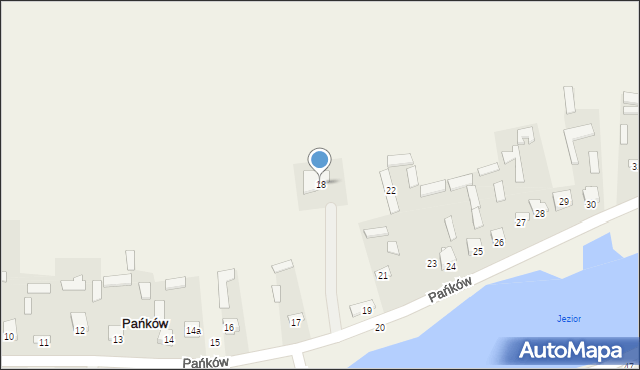 Pańków, Pańków, 18, mapa Pańków