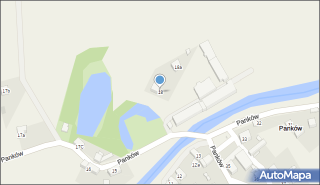 Panków, Panków, 18, mapa Panków