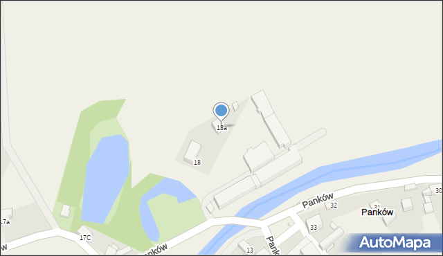 Panków, Panków, 18a, mapa Panków