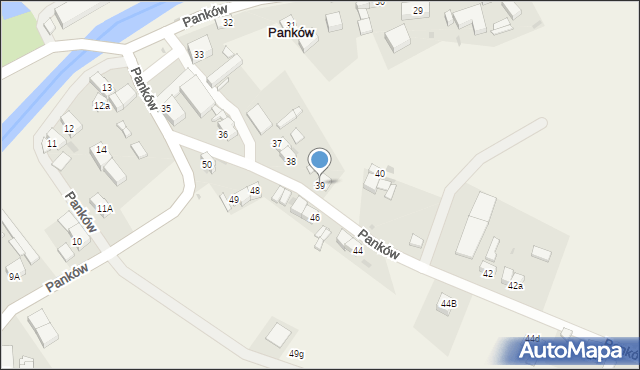 Panków, Panków, 39, mapa Panków
