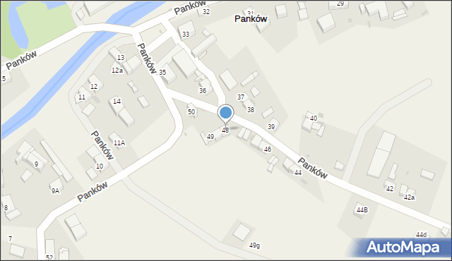 Panków, Panków, 48, mapa Panków