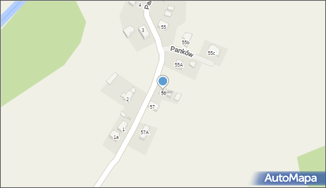 Panków, Panków, 56, mapa Panków