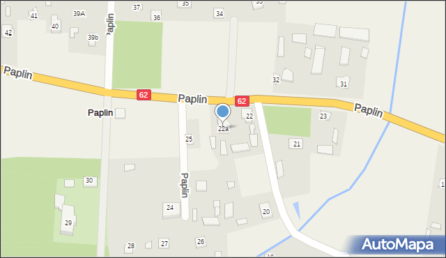 Paplin, Paplin, 22a, mapa Paplin