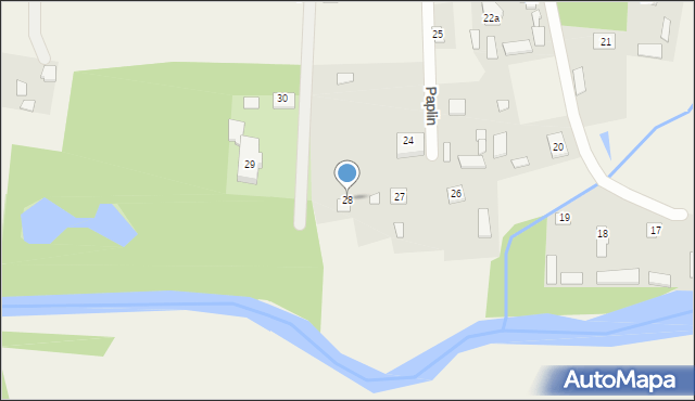 Paplin, Paplin, 28, mapa Paplin