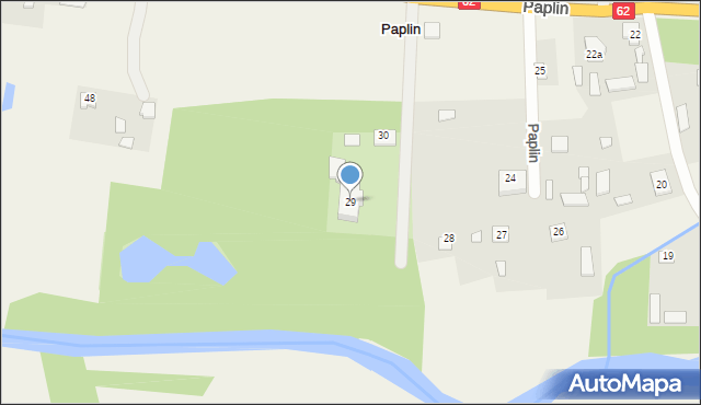 Paplin, Paplin, 29, mapa Paplin