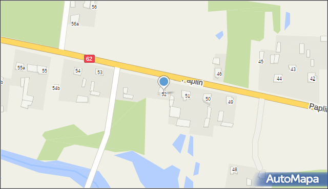 Paplin, Paplin, 52, mapa Paplin
