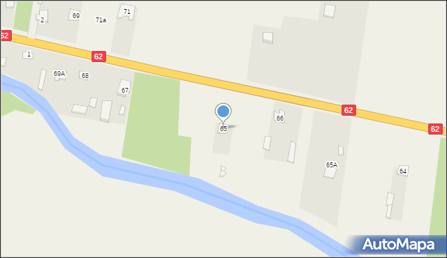 Paplin, Paplin, 65, mapa Paplin