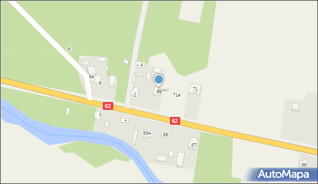 Paplin, Paplin, 69, mapa Paplin