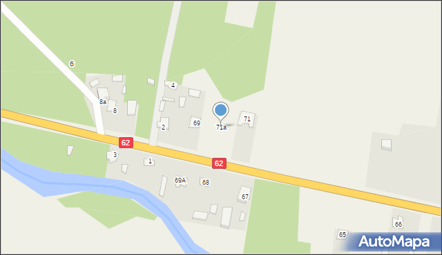 Paplin, Paplin, 71a, mapa Paplin