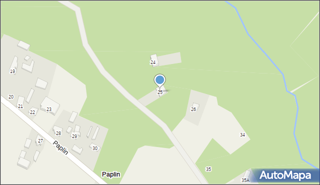 Paplin, Paplin, 25, mapa Paplin