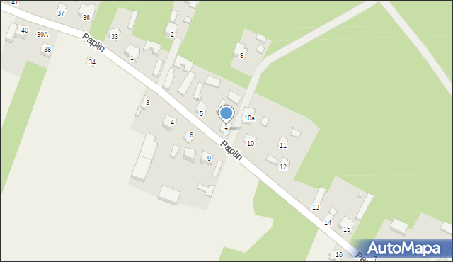 Paplin, Paplin, 7, mapa Paplin