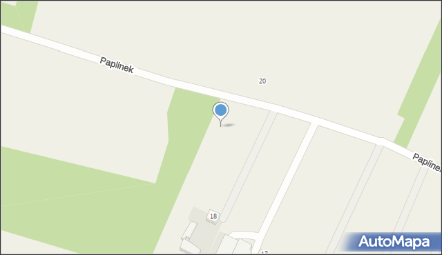 Paplinek, Paplinek, 19, mapa Paplinek