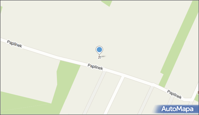 Paplinek, Paplinek, 20, mapa Paplinek