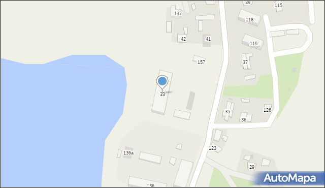 Papowo Biskupie, Papowo Biskupie, 33, mapa Papowo Biskupie