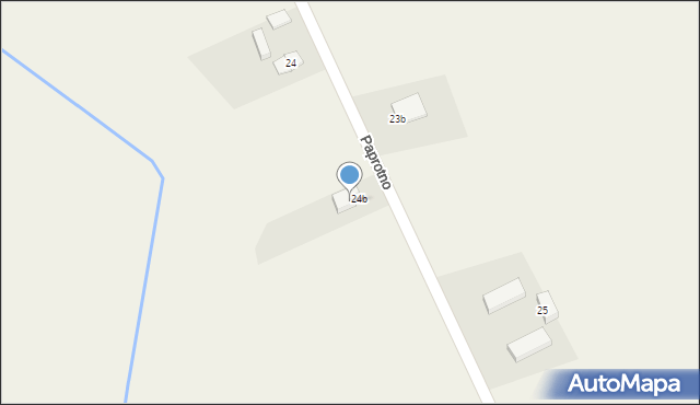 Paprotno, Paprotno, 27, mapa Paprotno