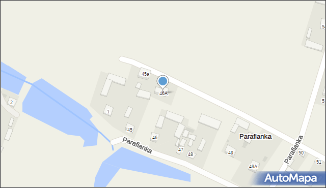 Parafianka, Parafianka, 46A, mapa Parafianka