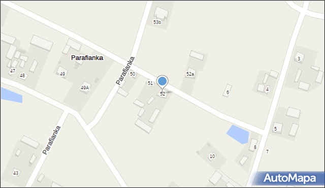 Parafianka, Parafianka, 52, mapa Parafianka