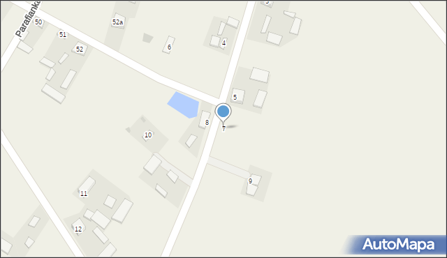 Parafianka, Parafianka, 7, mapa Parafianka