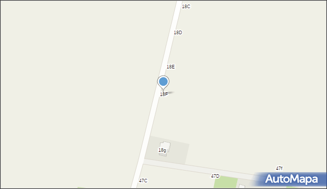 Parcele-Rębków, Parcele-Rębków, 18F, mapa Parcele-Rębków