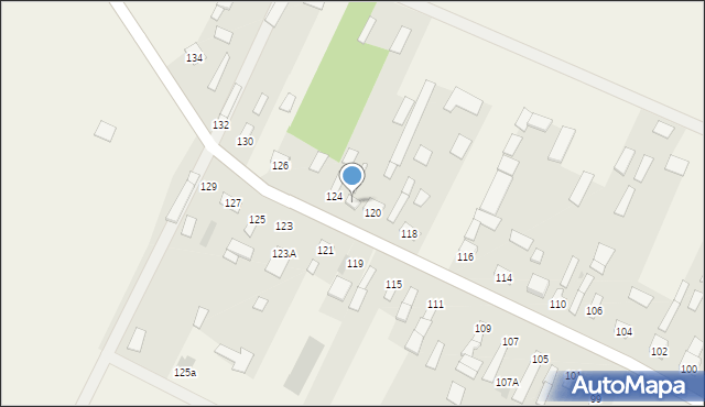 Parcewo, Parcewo, 122, mapa Parcewo