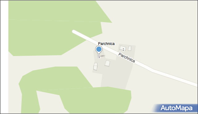 Parchnica, Parchnica, 1, mapa Parchnica