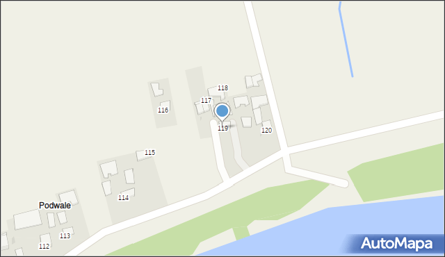 Parchocin, Parchocin, 119, mapa Parchocin