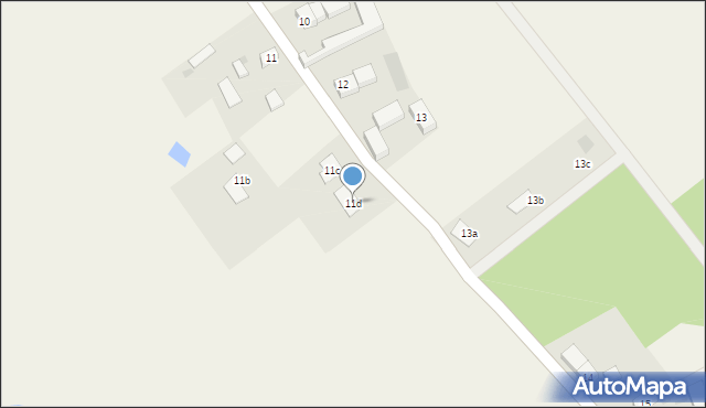 Parchów, Parchów, 11d, mapa Parchów