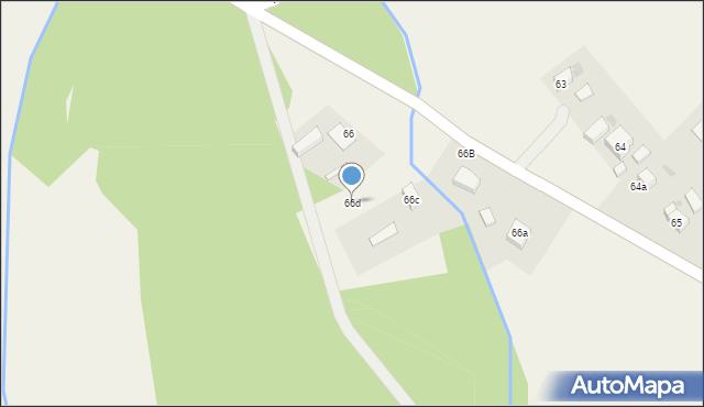 Parchów, Parchów, 66d, mapa Parchów