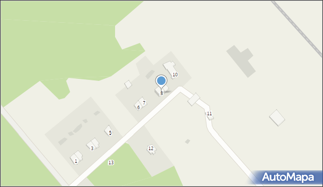 Parciaki-Stacja, Parciaki-Stacja, 8, mapa Parciaki-Stacja